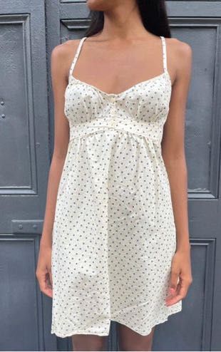 brandy melville arianna blue floral dress, Women's Fashion, Dresses & Sets,  Dresses on Carousell