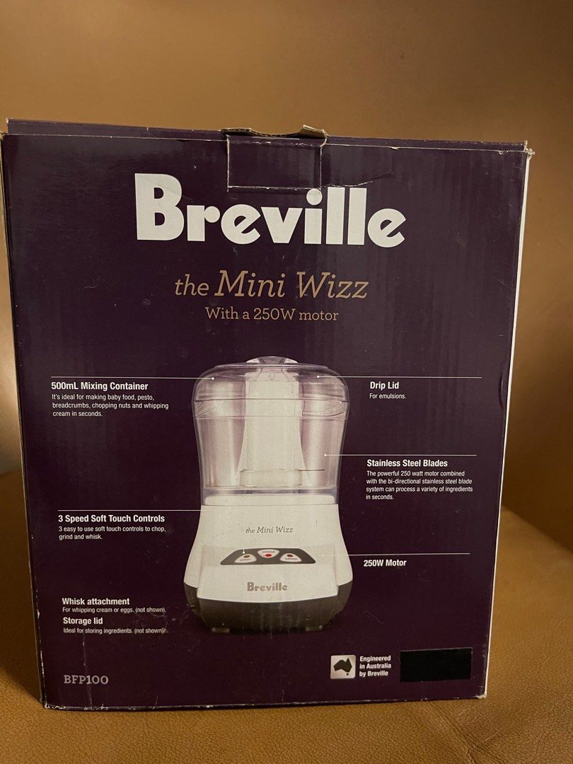 Breville the Mini Wizz Food Processor White (BFP100), TV & Home