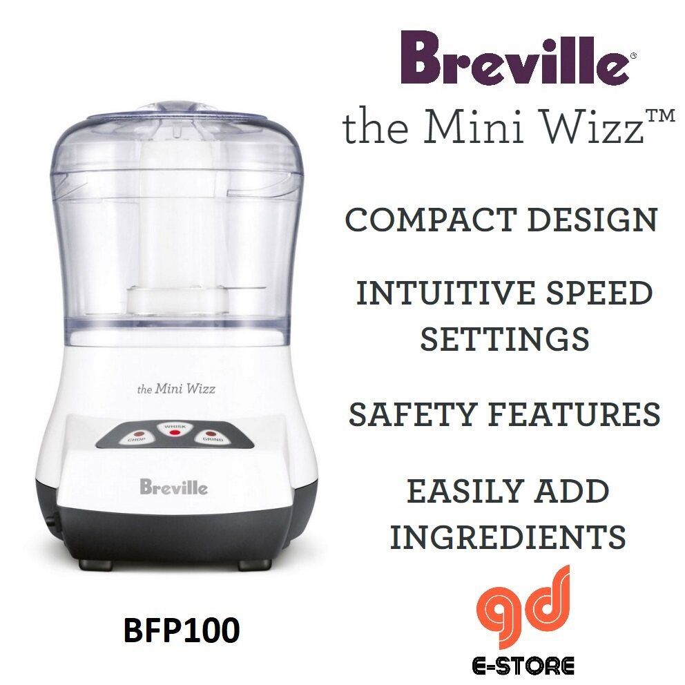 Breville the Mini Wizz Food Processor White (BFP100), TV & Home