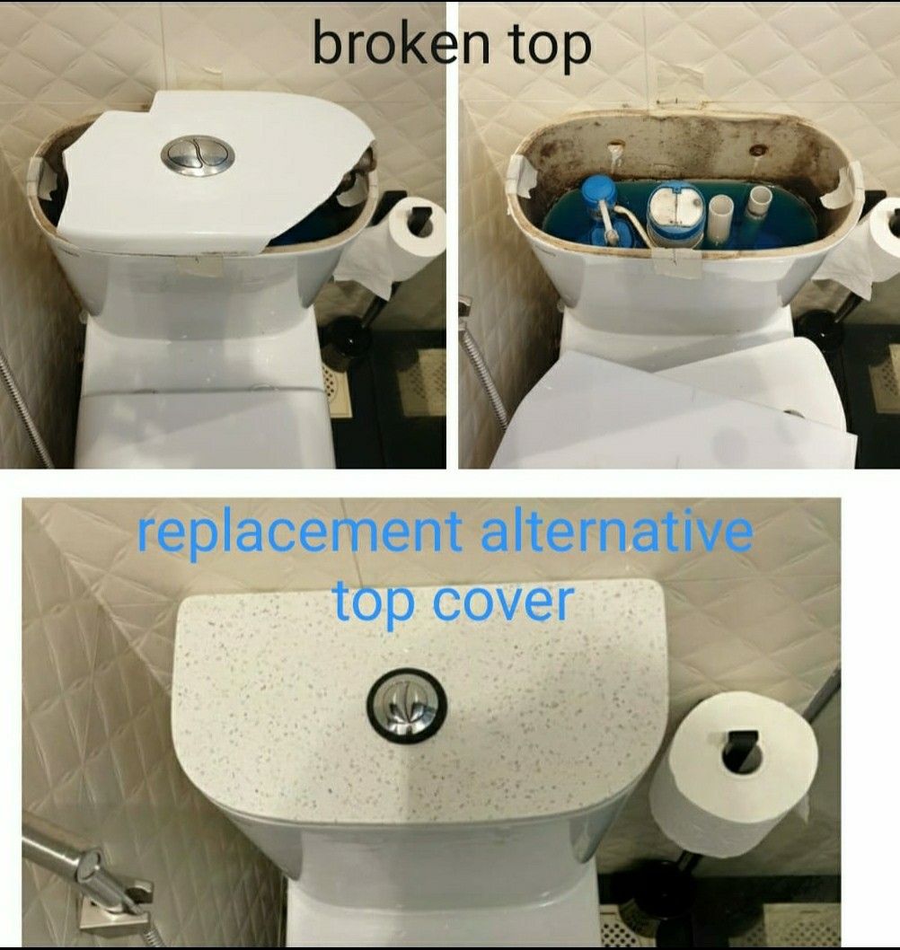 Toilet bowl top cover deals