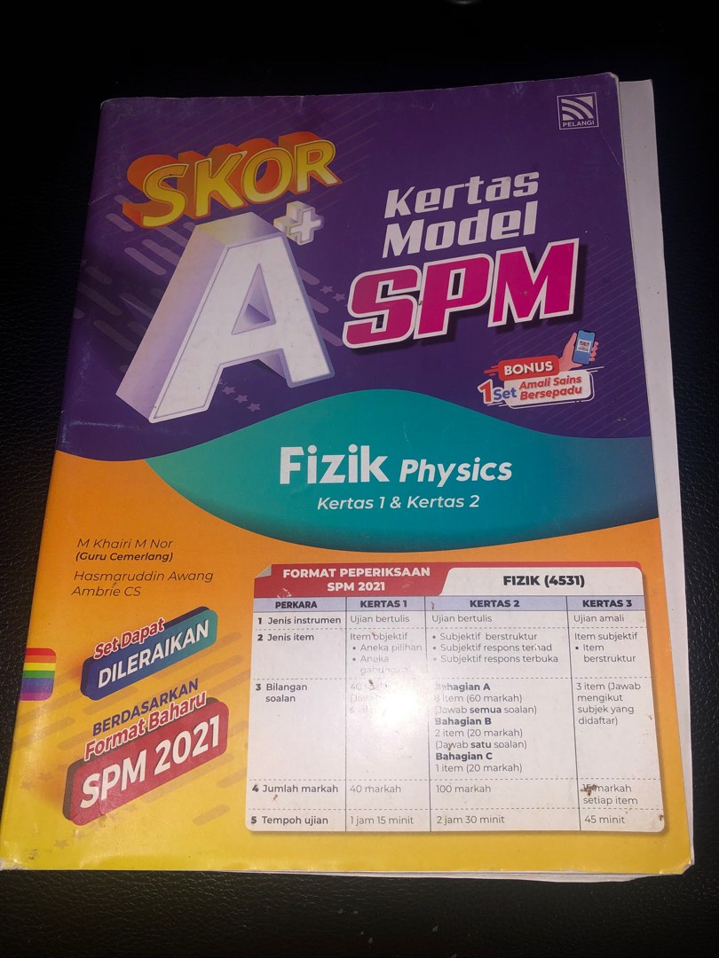 BUKU LATIHAN FIZIK SPM PELANGI Hobbies Toys Books Magazines Assessment Books On Carousell