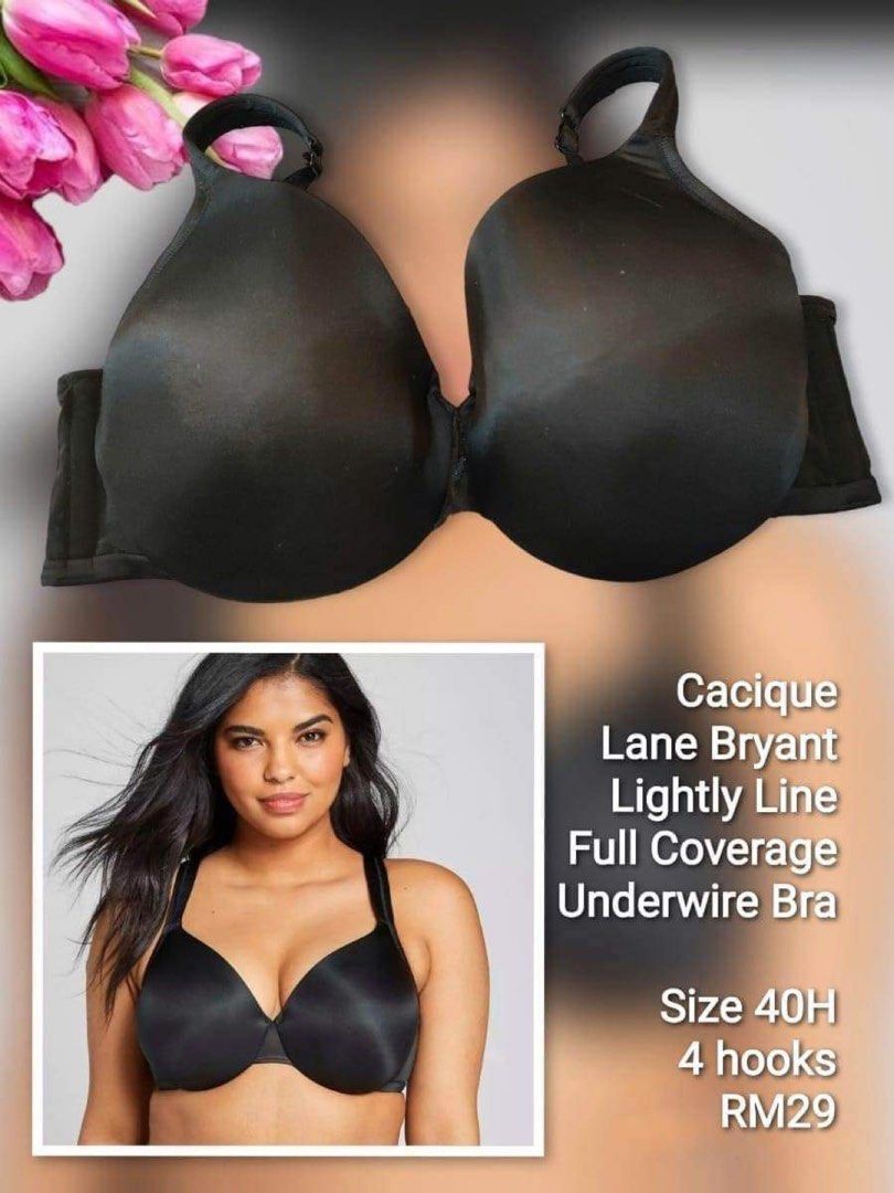 Cacique Lane Bryant LIGHTLY LINE FULL COVERAGE WOMEN'S BRAS SIZE