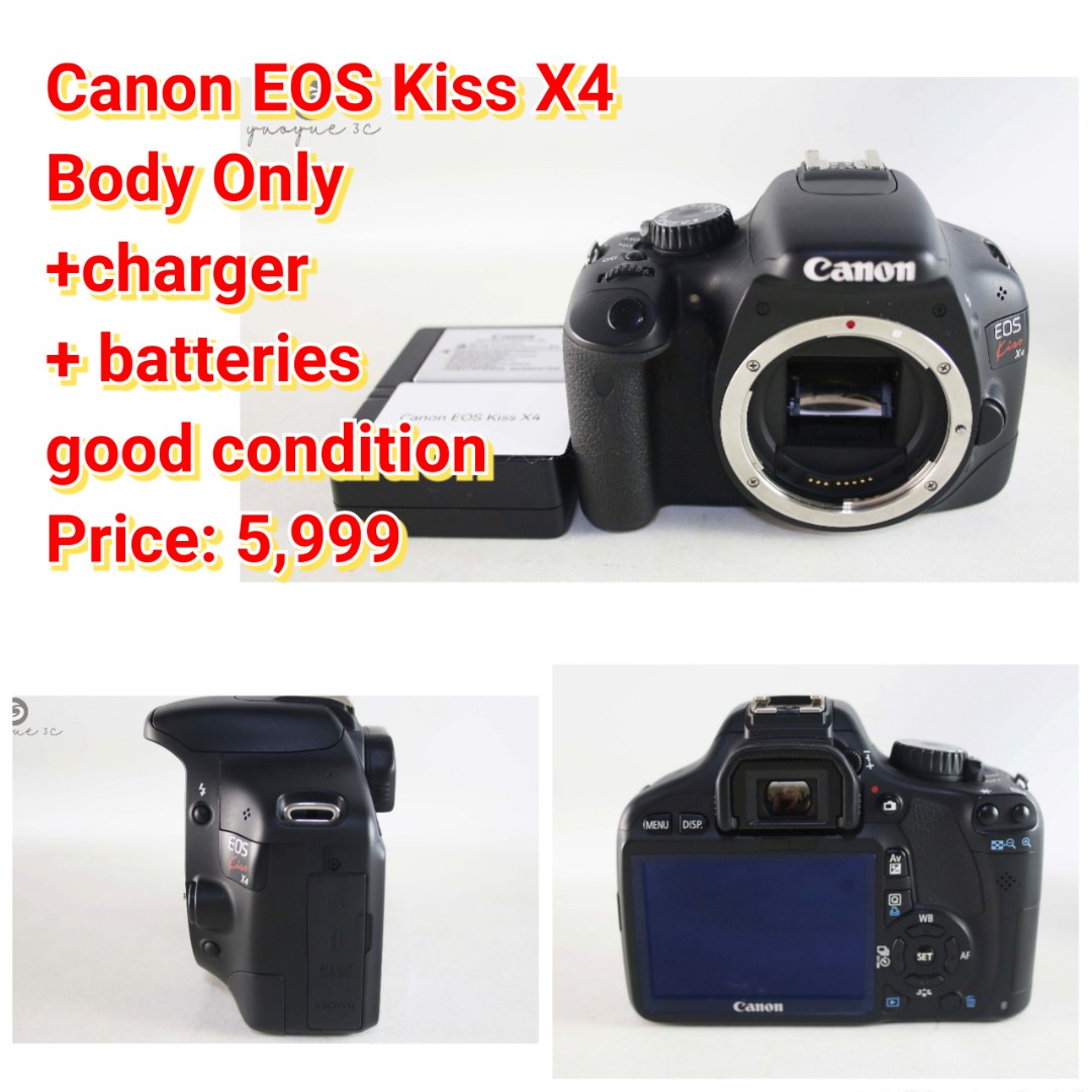 Canon EOS Kiss X4 Body only, 相機攝影, 相機在旋轉拍賣