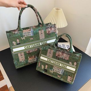 Canvas bag, handbag, large capacity, women's bag