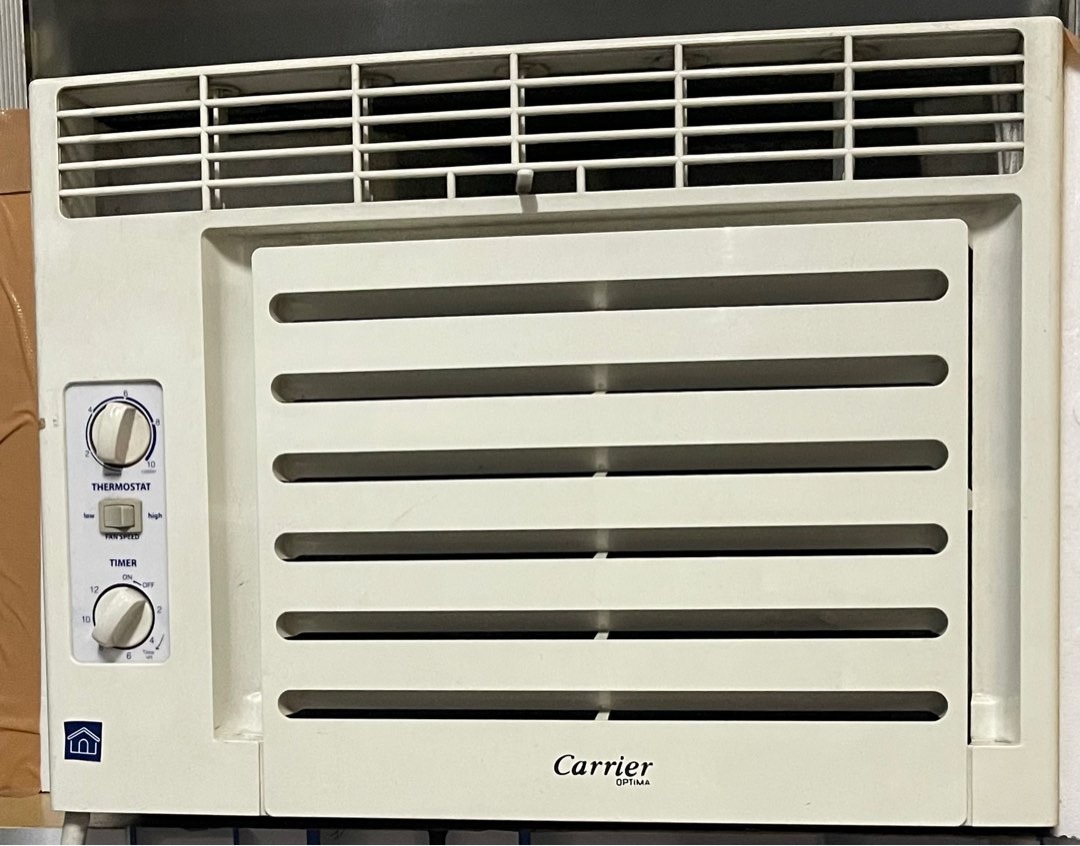 Carrier Aircon 1hp, TV & Home Appliances, Air Conditioning and Heating on Carousell