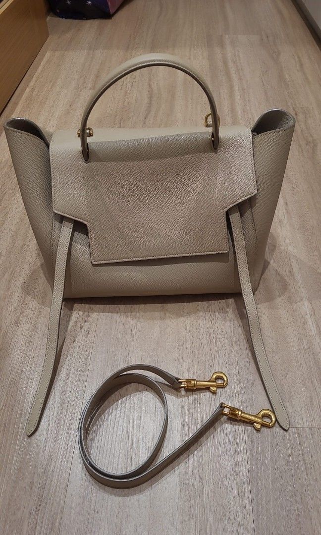 Celine mini belt discount bag light taupe