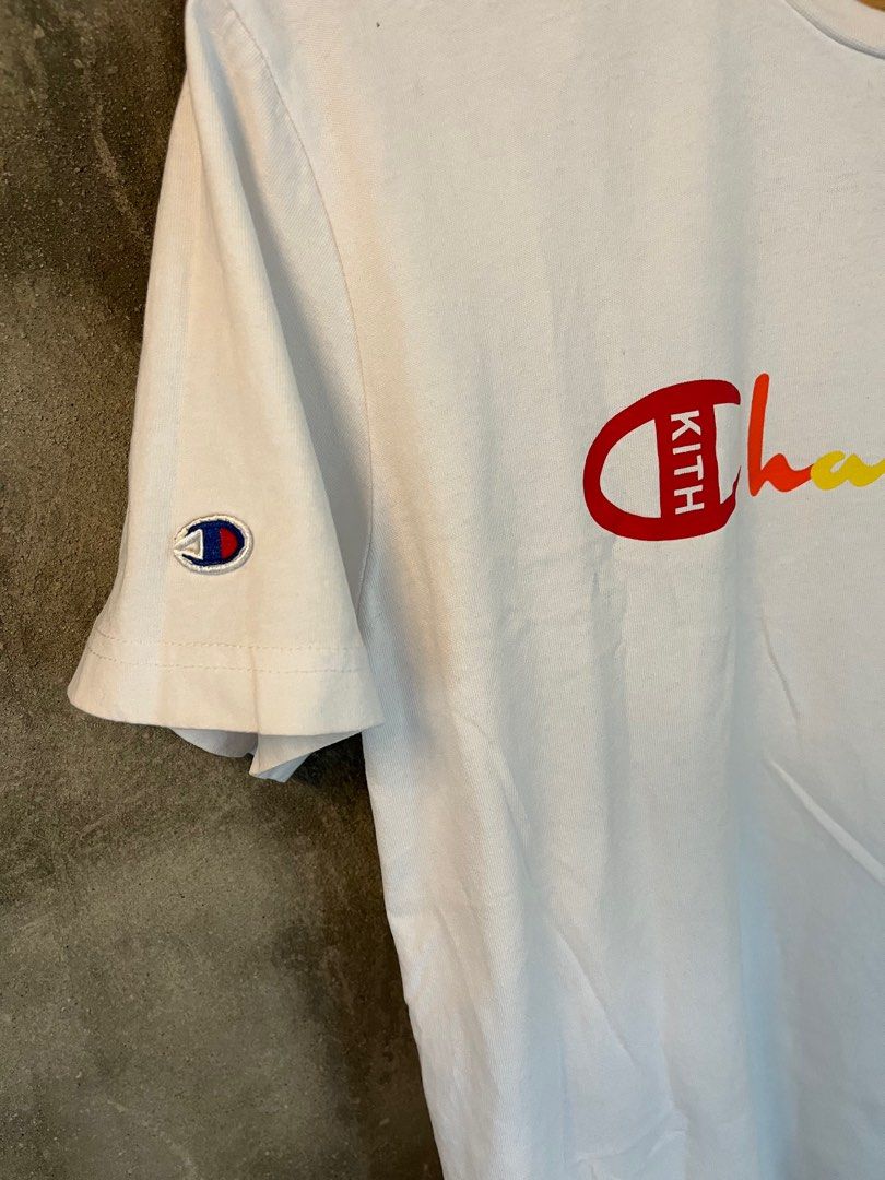 Champion X Kith, Men'S Fashion, Tops & Sets, Tshirts & Polo Shirts On  Carousell