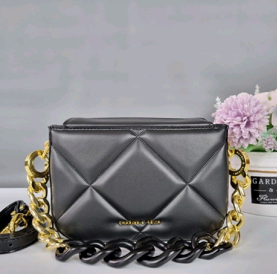 Tory Burch Store Purse Ella Charles Purse Charles Keith Padded