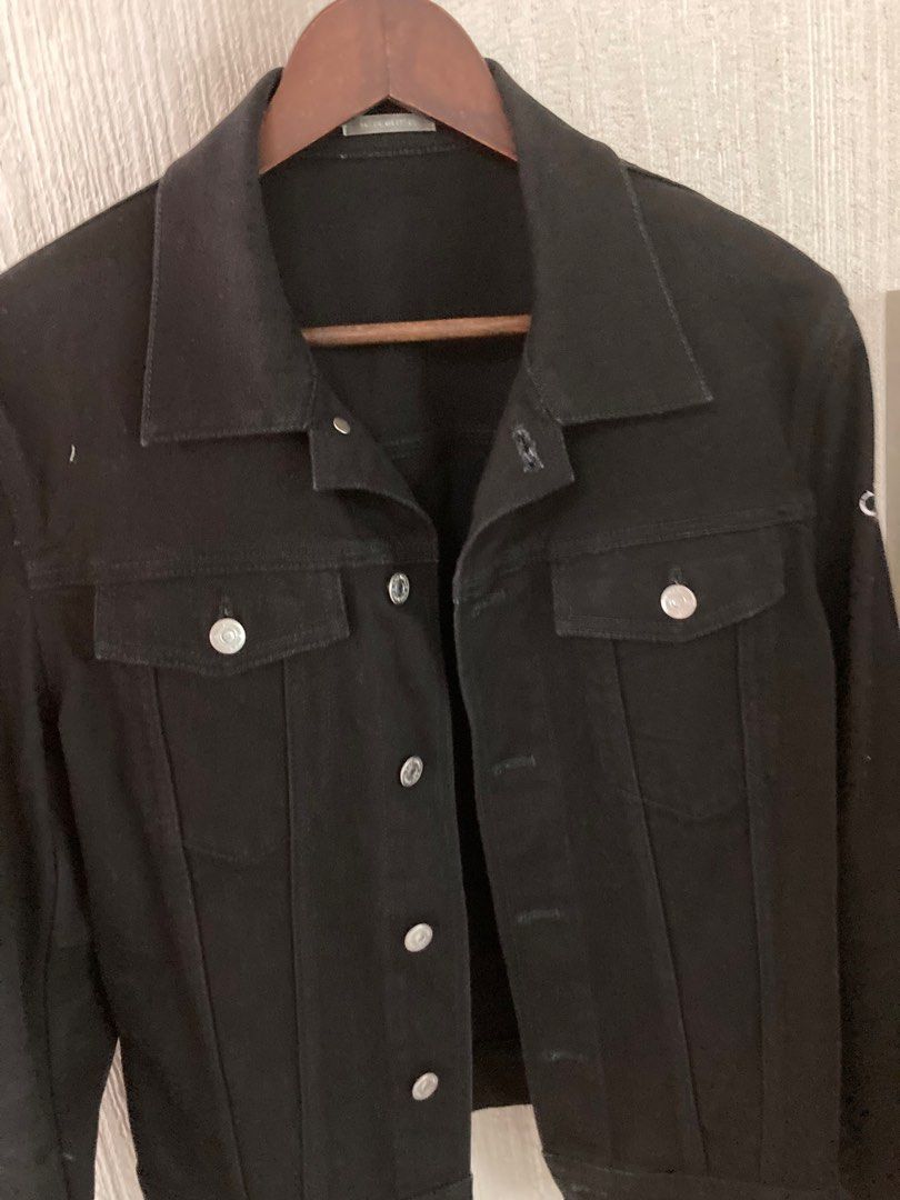 Christian dior clearance black denim jacket