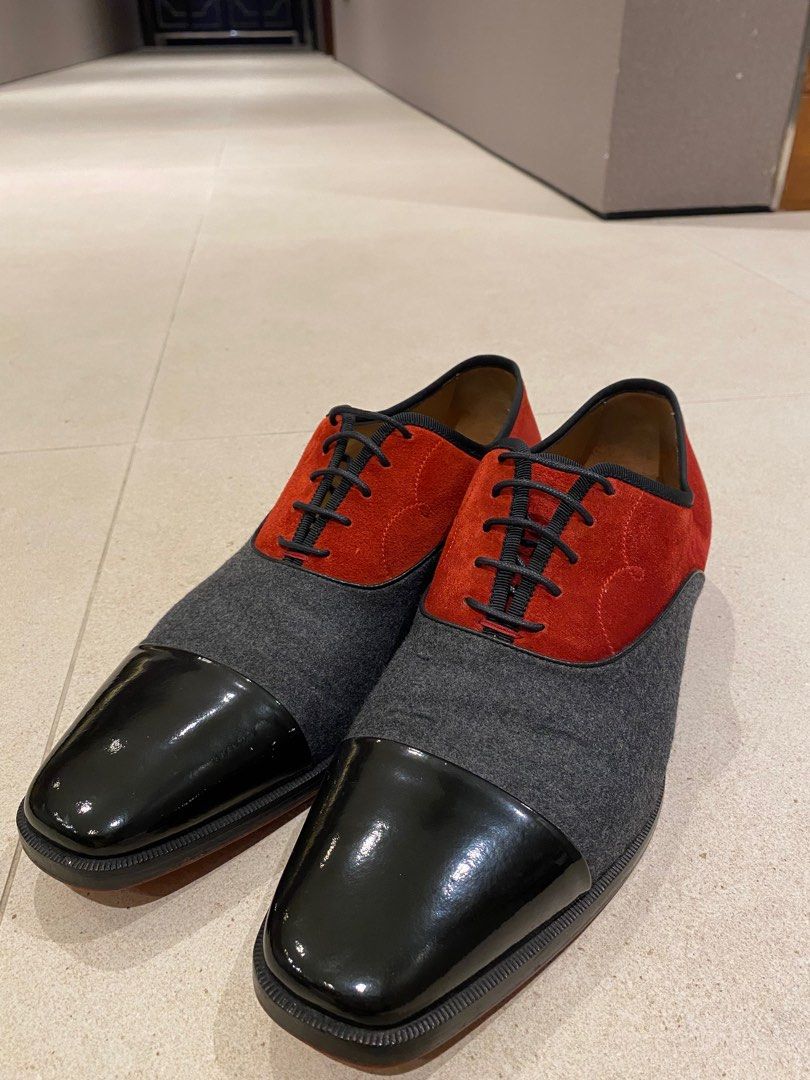 Red new arrivals velvet louboutins