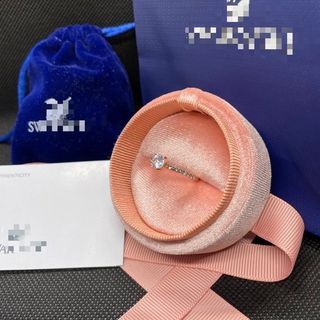 CINCIN SWAROVSKI - RING ANGSA DIAMOND PERMATA SWAN KOREA DRAKOR ROSE HEART VIRAL ZIRCON EMAS SILVER PREMIUM CRYSTAL GOLD