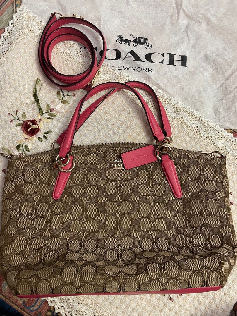 Coach Small Kelsey Satchel in Signature Canvas