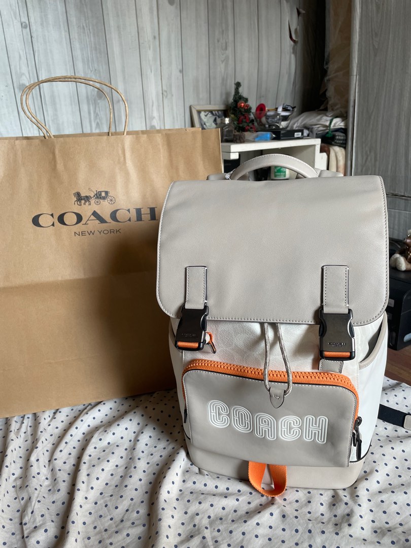Coach Track Backpack, Men's Fashion, Bags, Backpacks on Carousell