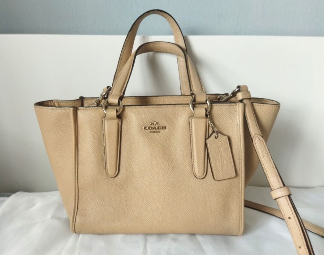 Coach Vintage Saffiano Leather Two Way Bag Women s Fashion Bags