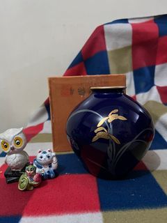 Koransha Cobalt Blue Vase