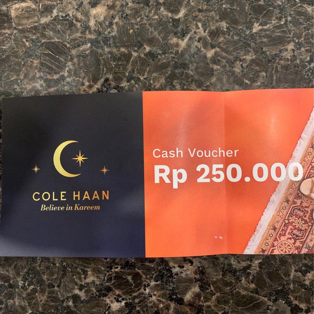 Cole haan voucher 250K grand indonesia on Carousell