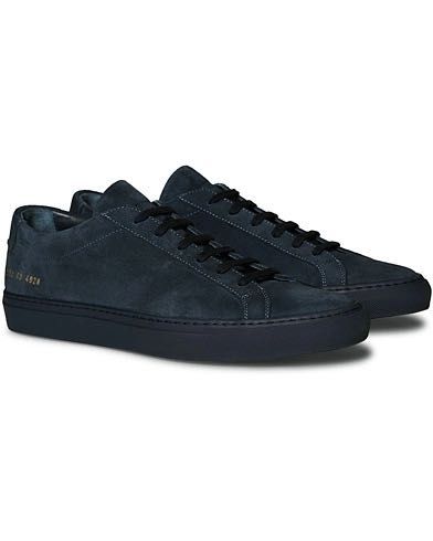 Common Projects Achilles Low dark blue suede sneakers Sz 36