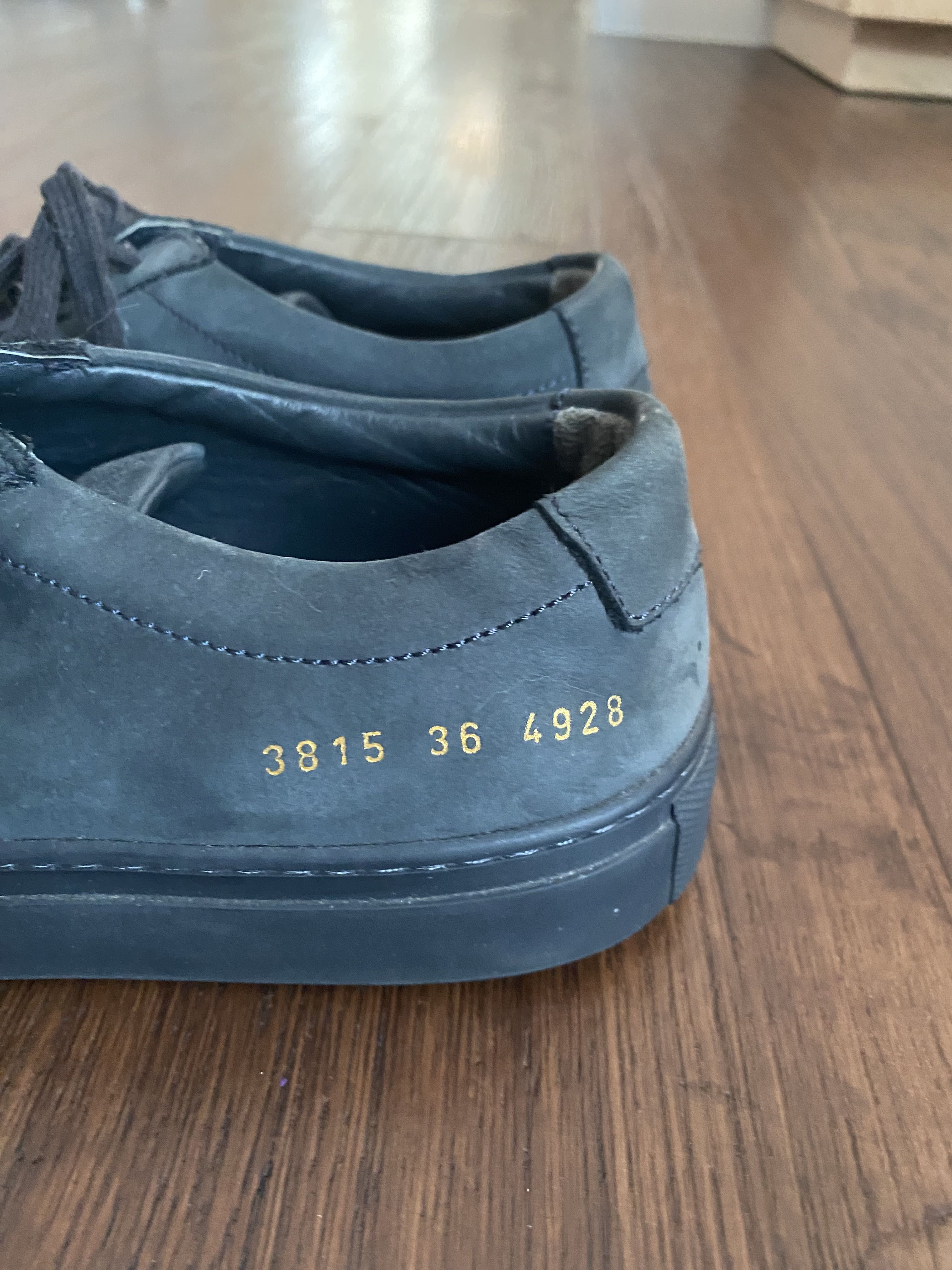 Common projects achilles discount low blue suede