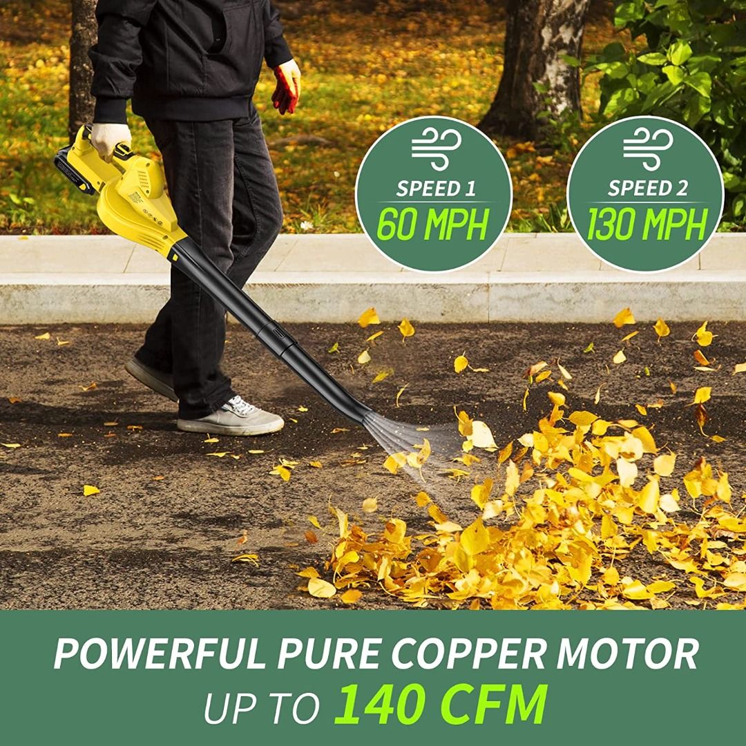 Mini cordless store leaf blower