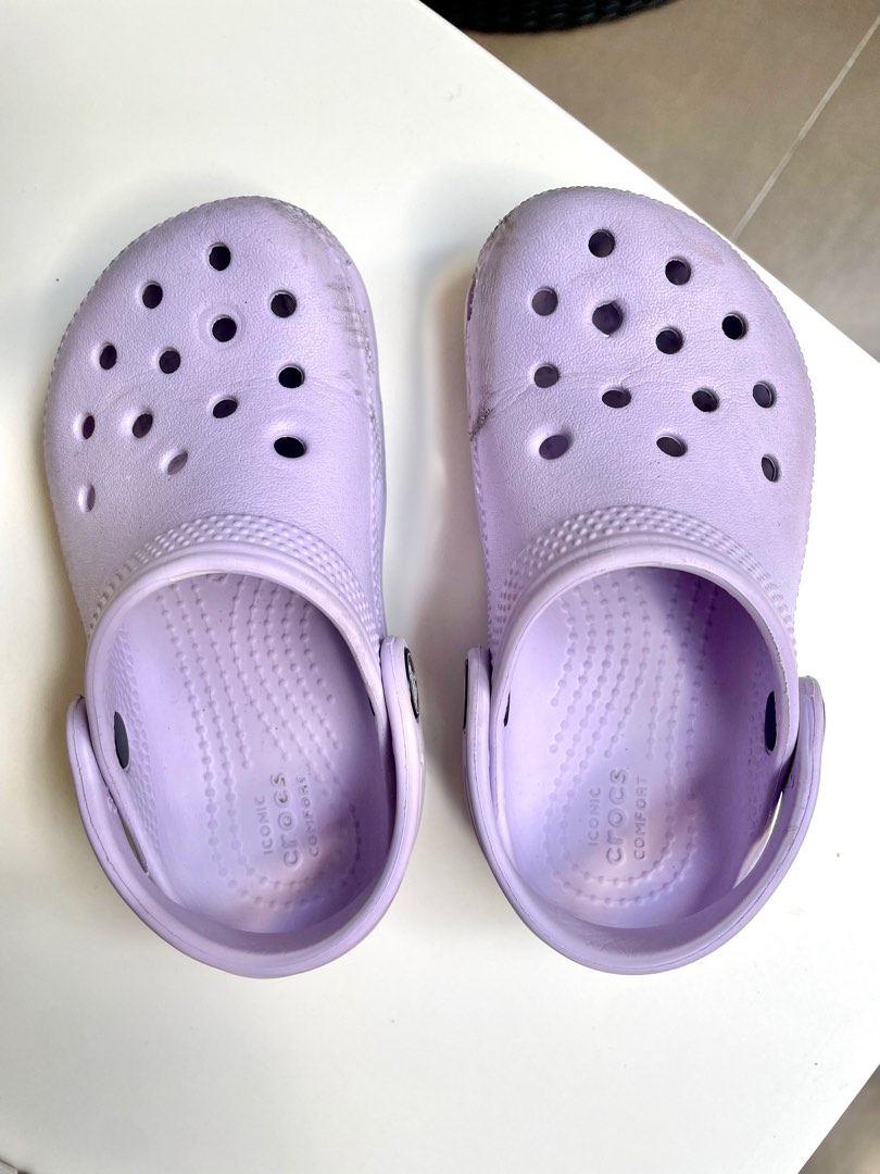 Crocs Kids size C9 Lilac Purple Classic Babies Kids Babies