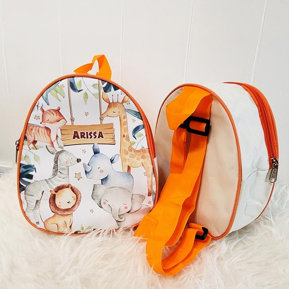 Customized Egg Backpack Kids Birthday Goodie Bags with Name for