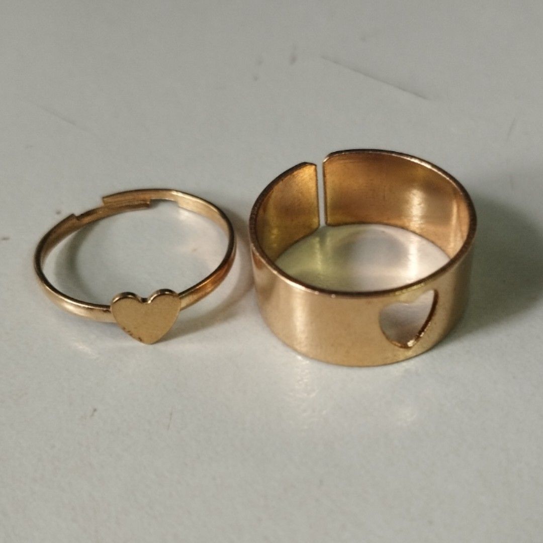 2PCs Rings The Diamond Ring Beautiful Couple Ring Wedding Ring Zircon Ring  White Copper Couple Style Rings - buy 2PCs Rings The Diamond Ring Beautiful Couple  Ring Wedding Ring Zircon Ring White