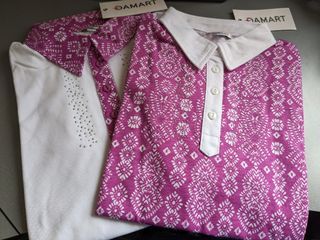 Damart polo shirts x 2 .. size 10
