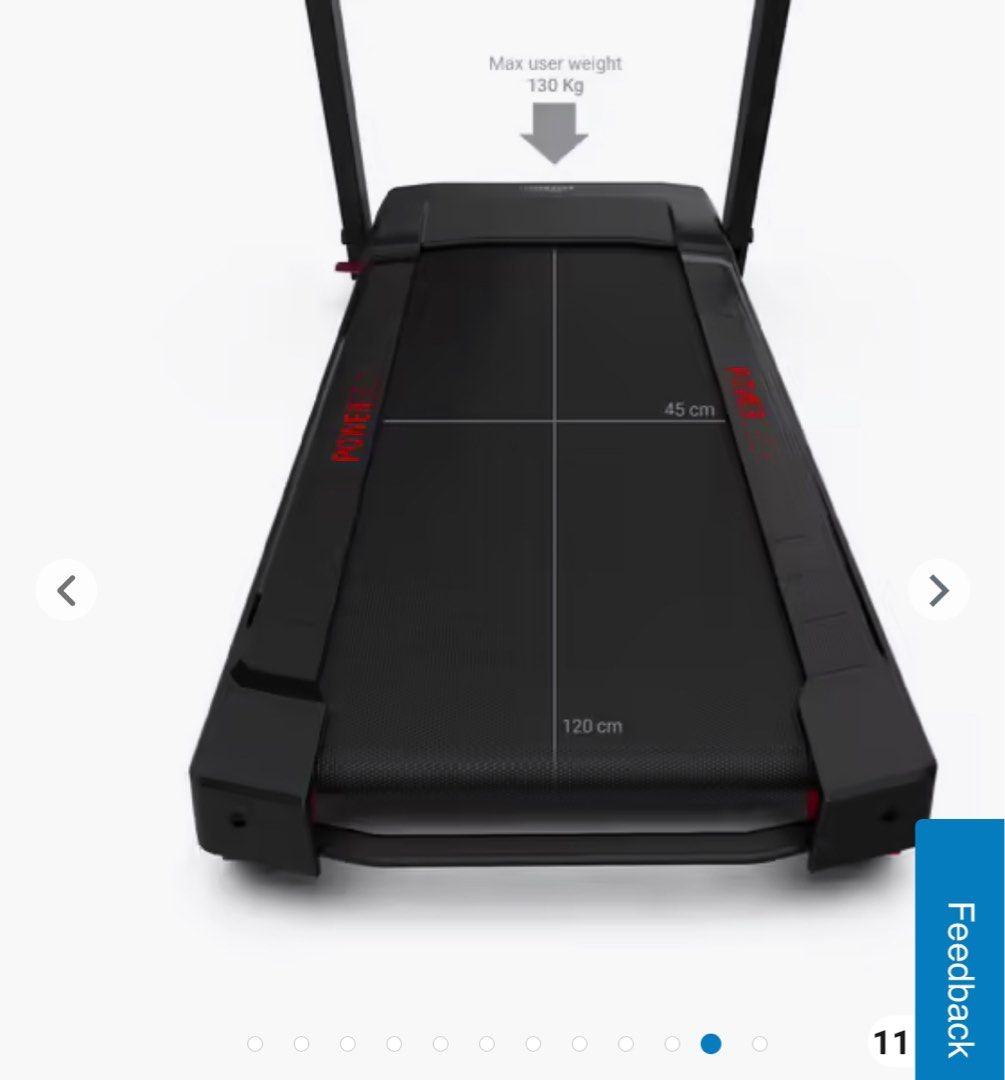 Decathlon Treadmill RUN100 EConnected, Sports Equipment, Exercise