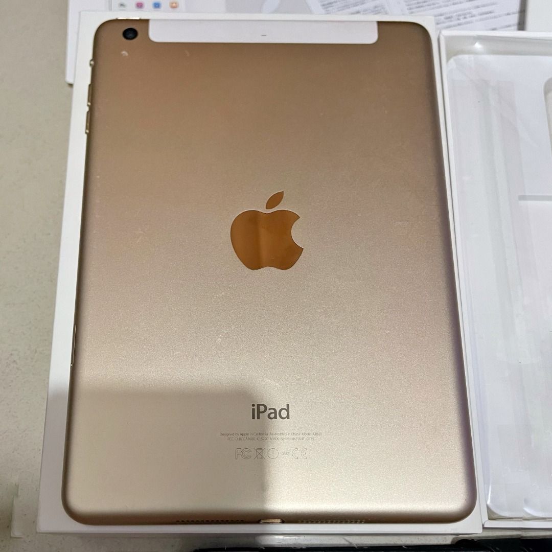 iPad  Mini3  Cellular　Model　64GB　Gold