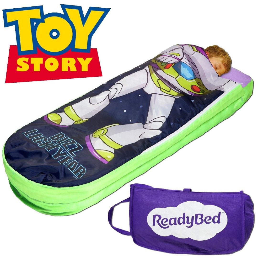 DISNEY TOY STORY Junior ReadyBed-2 in 1 airbed and Sleeping  Bag,Polyester,One Size , Babies & Kids, Baby Nursery & Kids Furniture,  Childrens' Beds on Carousell