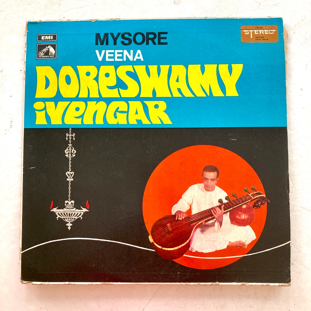 Doreswamy Iyengar Mysore Veena 12" Vinyl HMV 1971, Hobbies & Toys