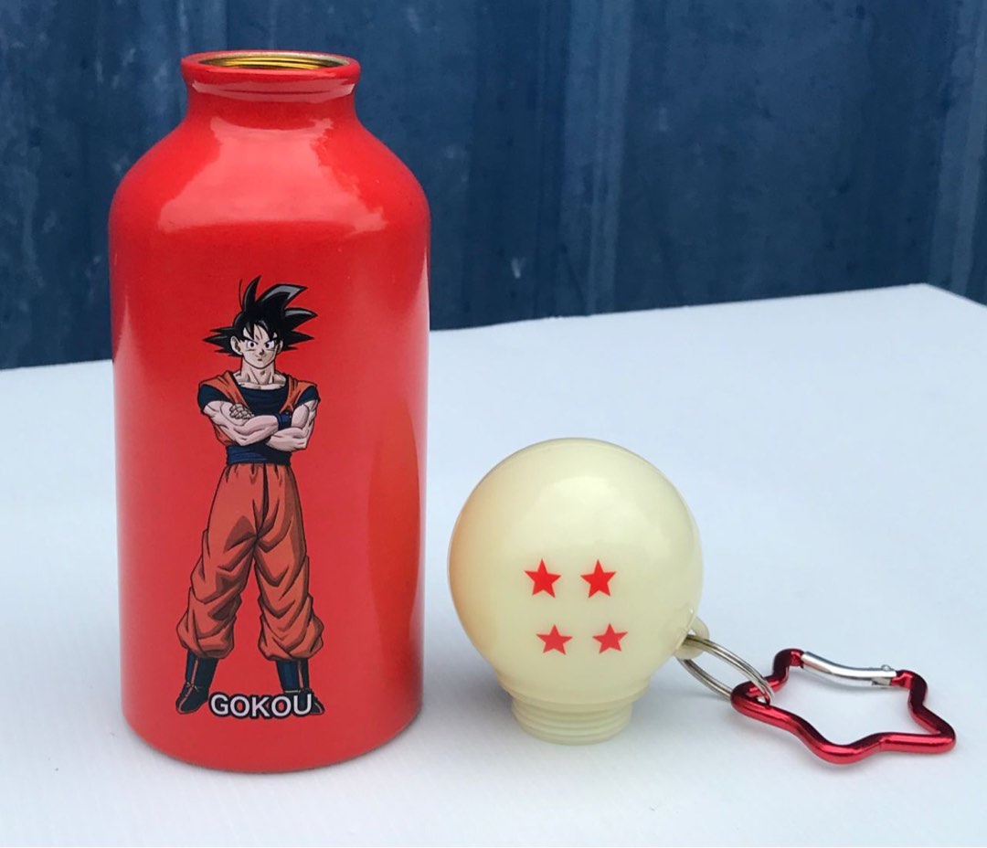 GOKOU Dragon Ball Z x KFC Kuririn Aluminum Bottle Anime Manga Japan Limited ( glowing in the