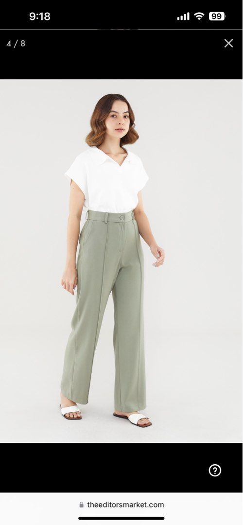 Edelyn High-Waist Pants