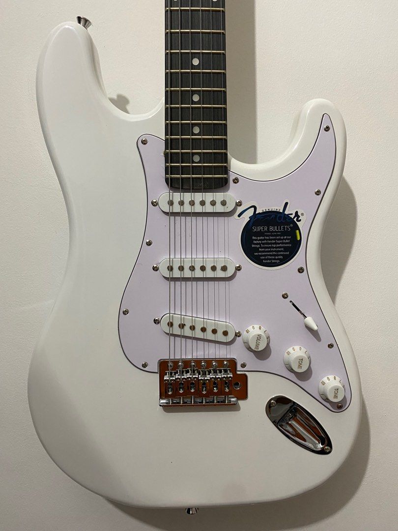 Fender Squier Stratocaster Electric Guitar, Hobbies & Toys, Music ...
