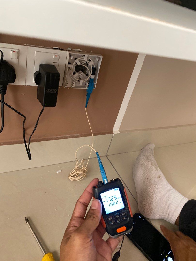 Fibre optic repair maxis fibre / unifi / digi home broadband