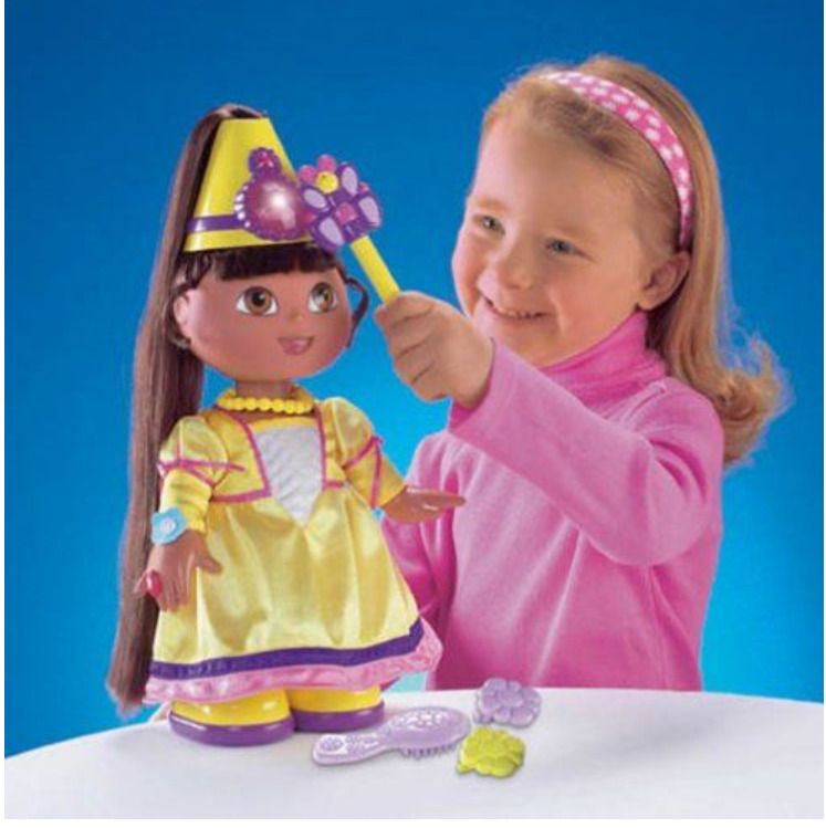 Fisher Price Dora Magic Hair Fairytale Arabic Hobbies Toys