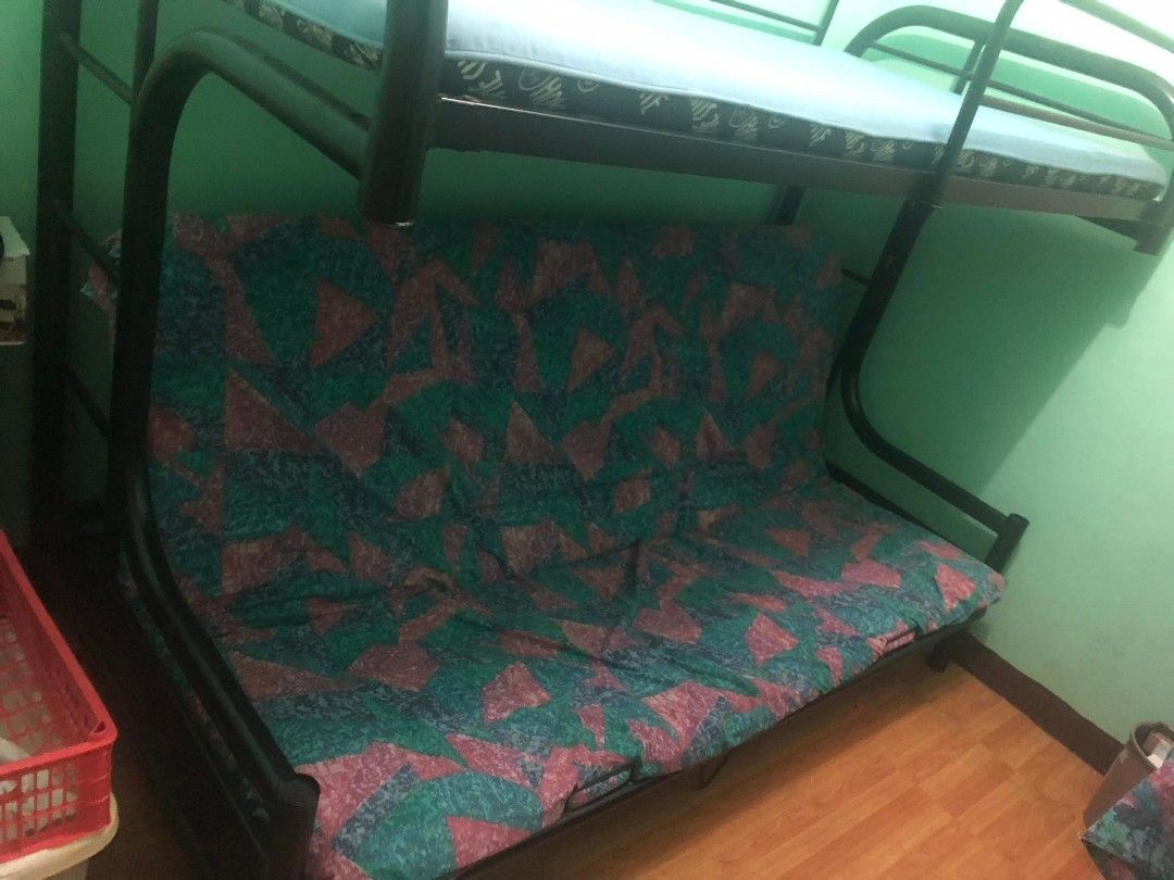 FOLDING DOUBLE DECK SOFA BED, Furniture & Home Living, Furniture, Bed