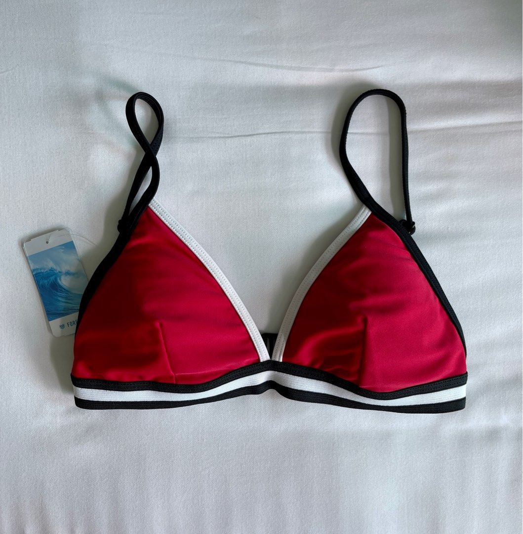 Red and black swimwear hot sale