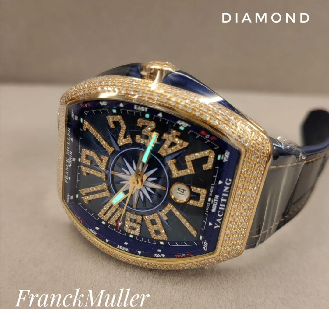 Franck muller sales rose gold diamond