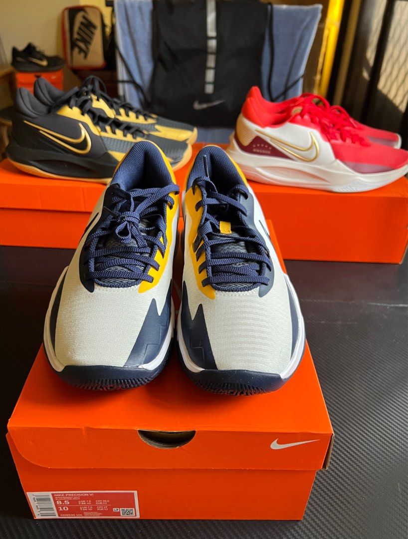 BNew Authentic/Original Nike Precision 6 Basketball Shoes (Color White/Midnight Navy)., Fashion, Footwear, on