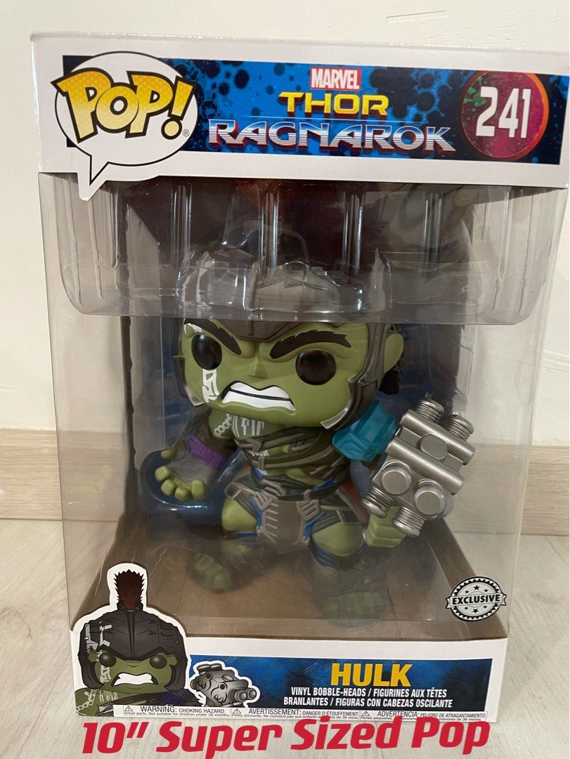 Funko Pop Marvel Thor Ragnarok Hulk 241 Target Exclusive 10 10 Inch