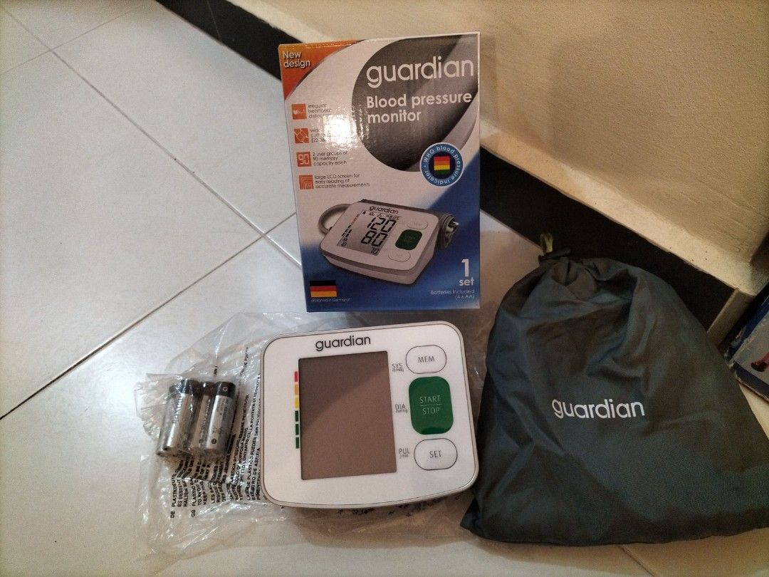 Guardian Blood Pressure Monitor, Health & Nutrition, Health Monitors