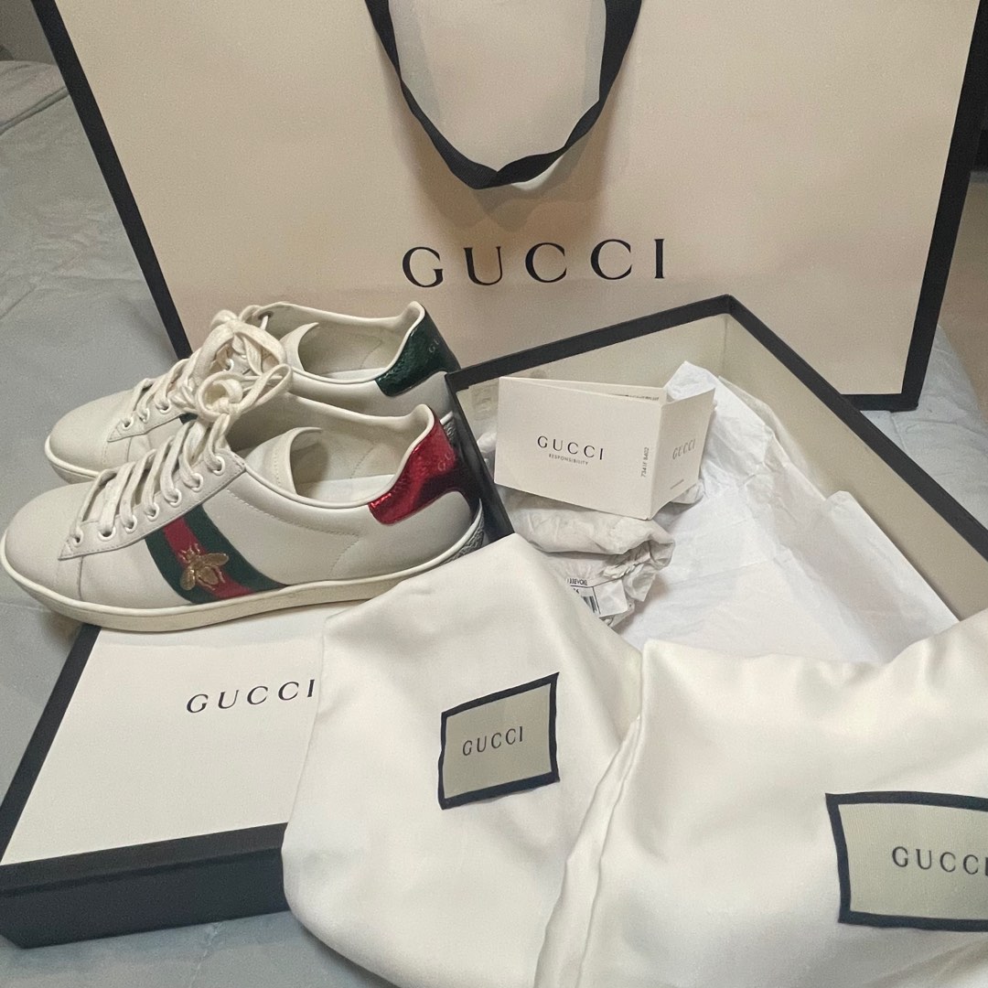 Gucci ace sneakers sizing deals