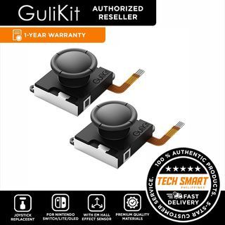 GuliKit Switch Joystick Replacement, Hall Effect Joystick, No Drift, Hall Joystick for Switch Joycon, Switch OLED & Switch Lite with Repair Kit