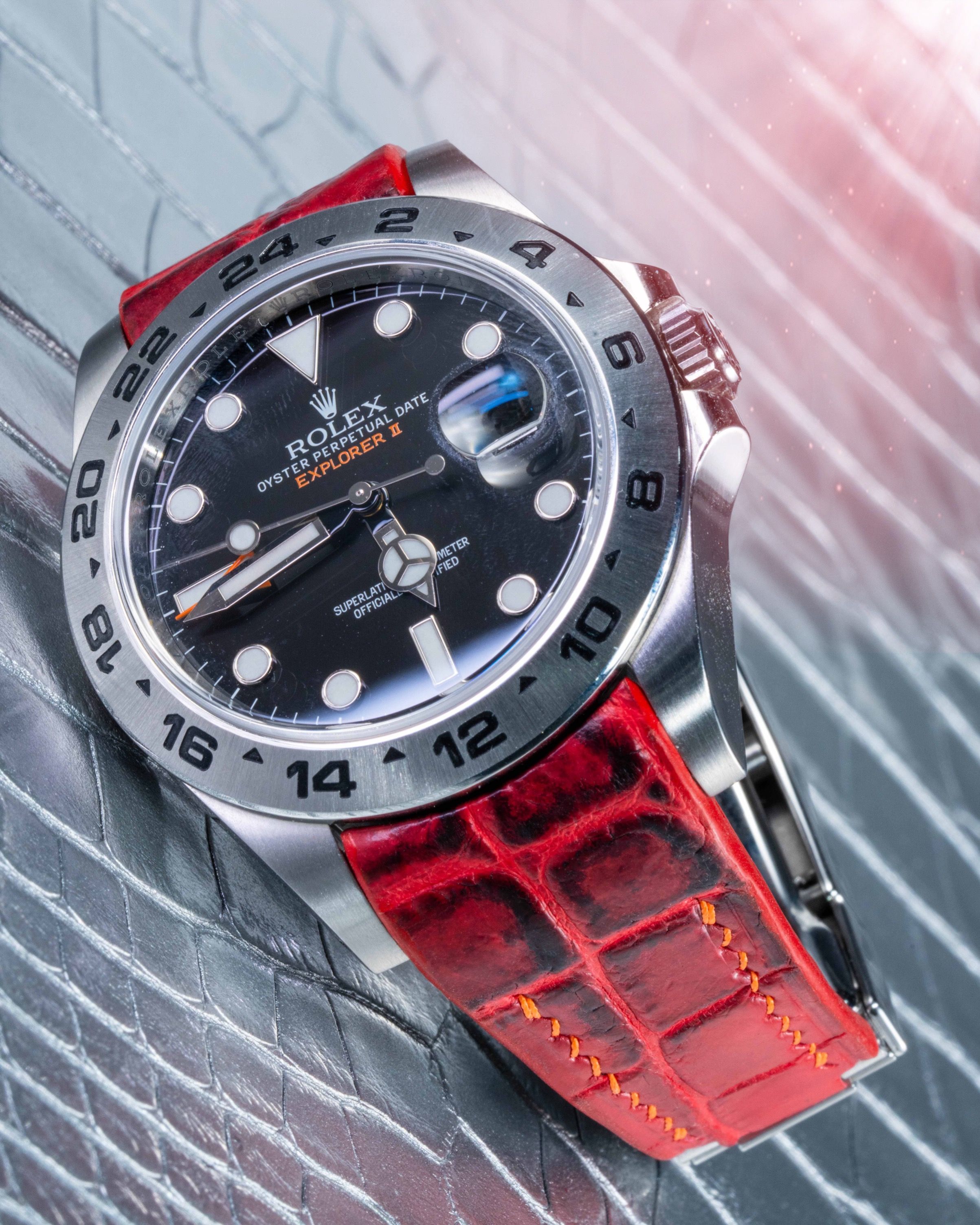 Rolex explorer red discount hand