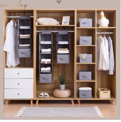 Hanging Wardrobe Organiser Closet Storage Bag Organizer Storage Clothes Storage Box