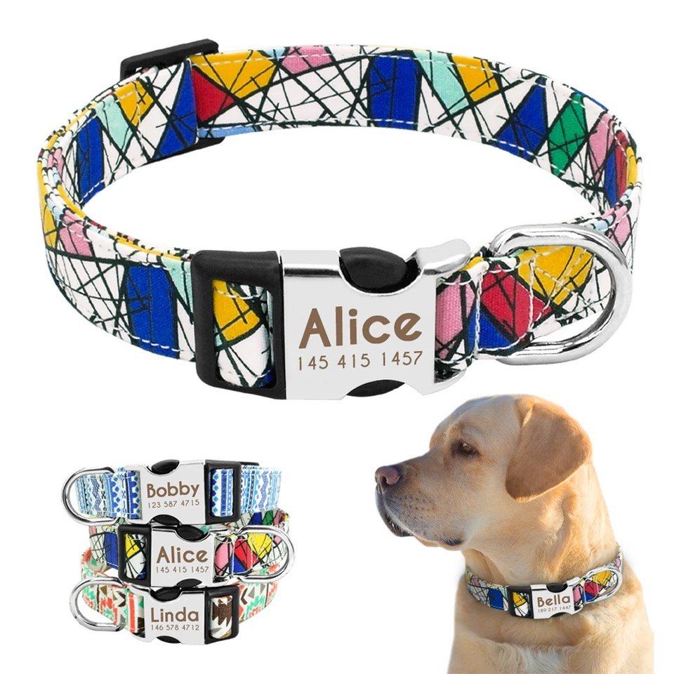 Happy Dog Collar Personalised Dog Collars Customise Dog Collar Reflective Dog Collar Designs