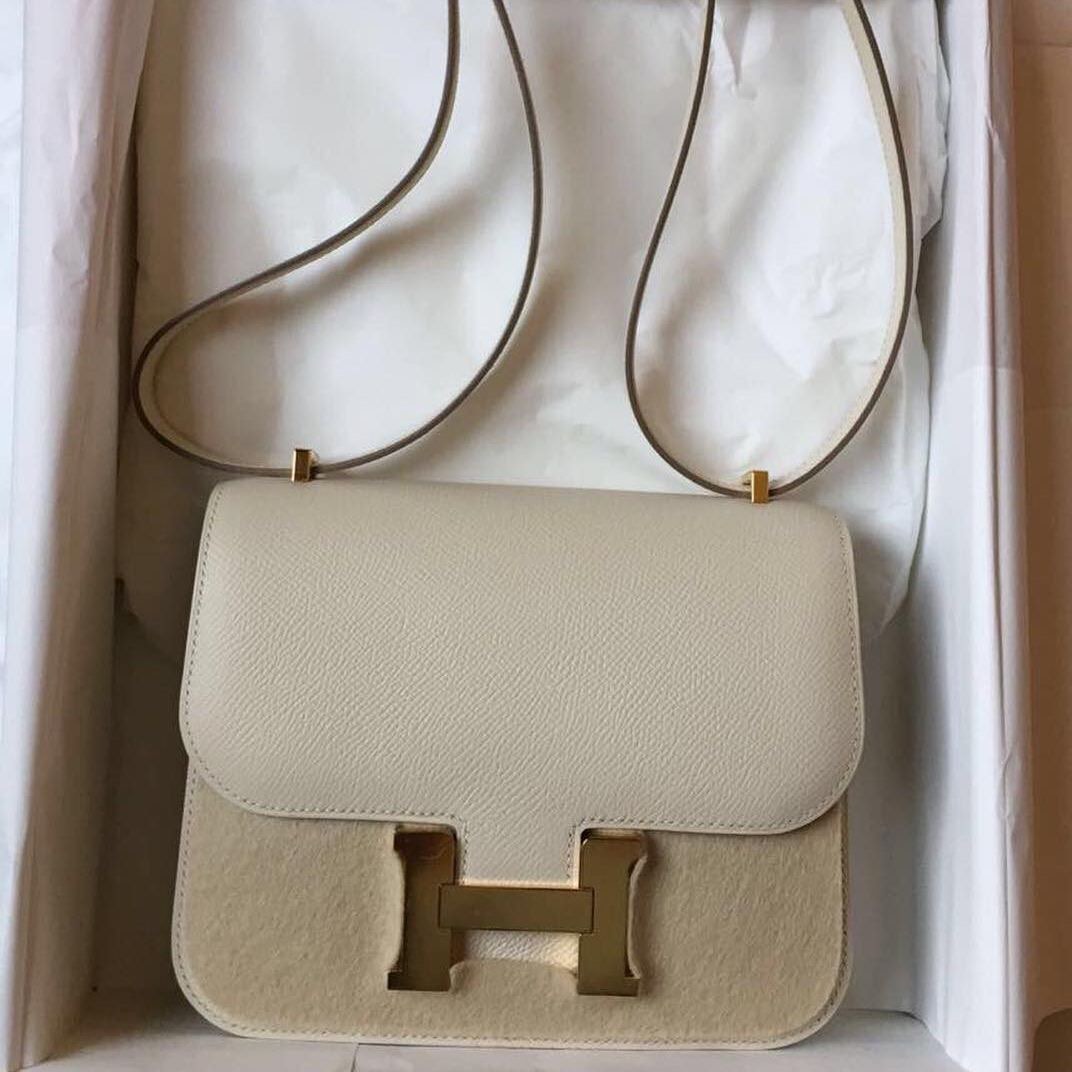 HERMES Constance Mini Epsom Craie 18' For Sale at 1stDibs  hermes constance  18 craie, constance mini hermes, mini constance hermes