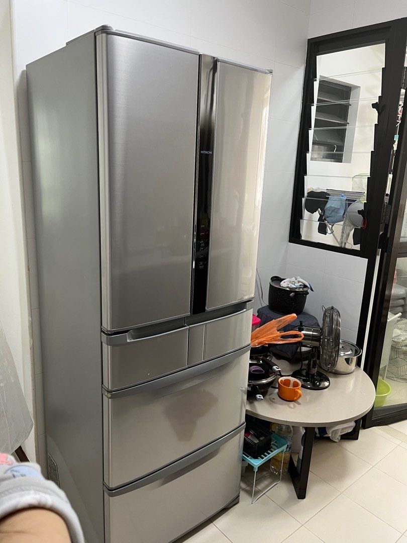 Hitachi 5 Door Refrigerator Vacuum Refrigerator, TV & Home 
