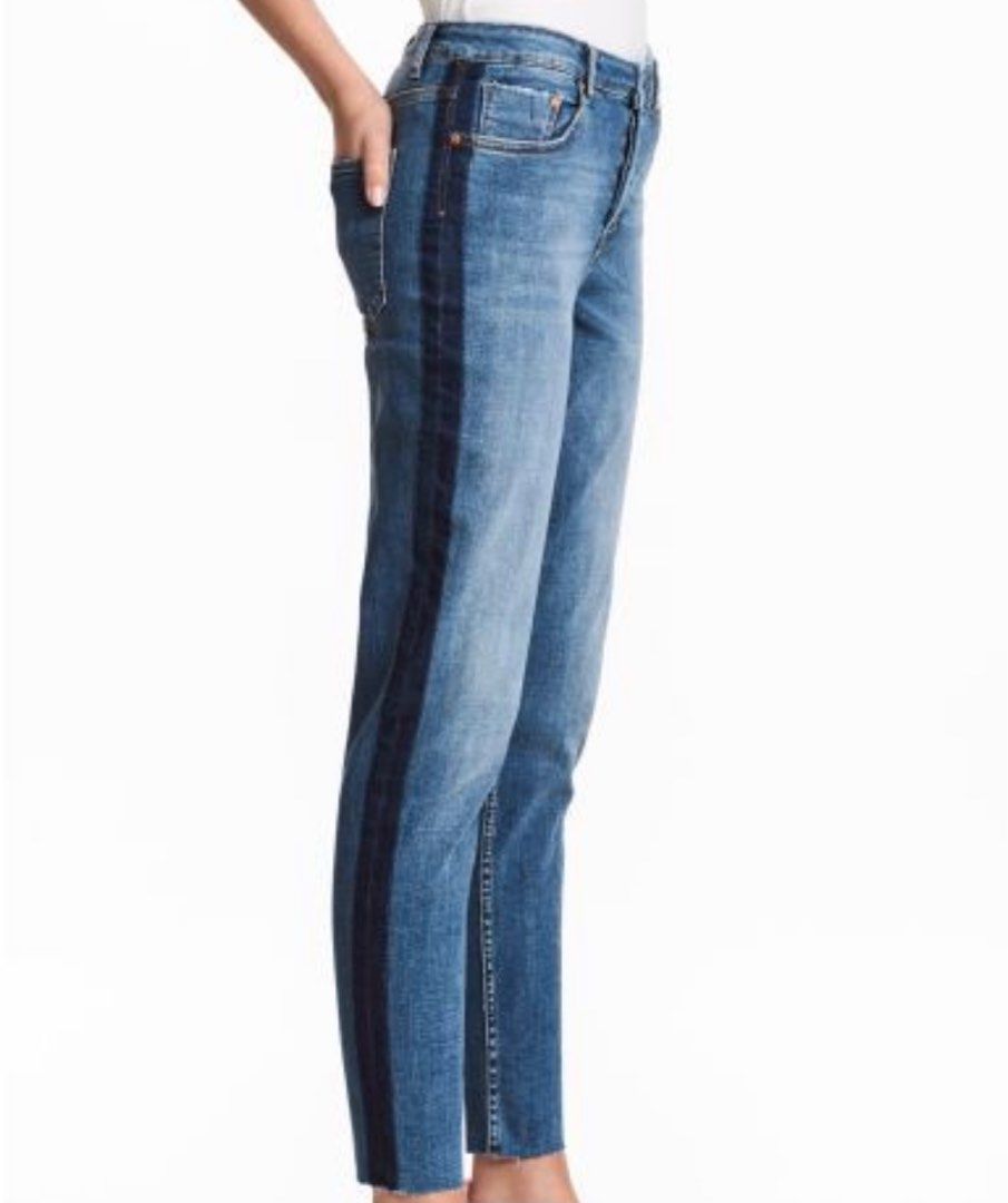 H&m side stripe 2025 jeans